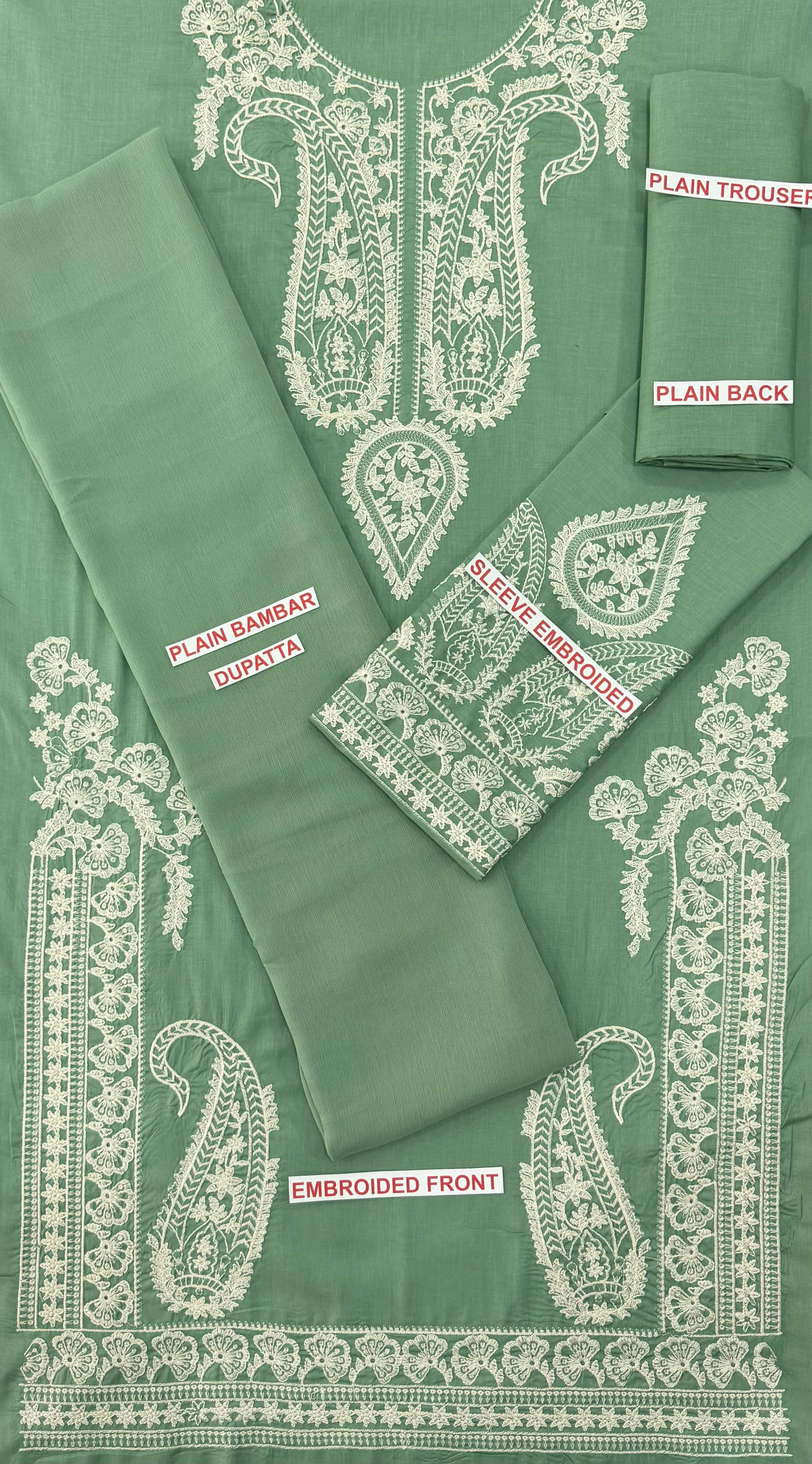 AFREEN EMBROIDERED 3PC LAWN