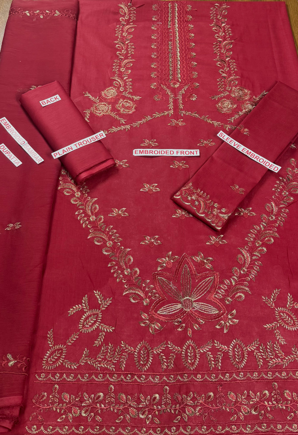KHADDI EMBROIDED 3PC LAWN