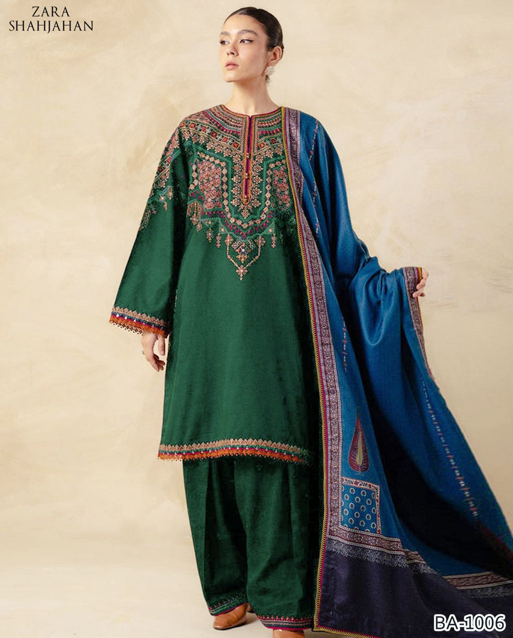 ZARA SHAHJAHAN EMBROIDERED 2PC LAWN