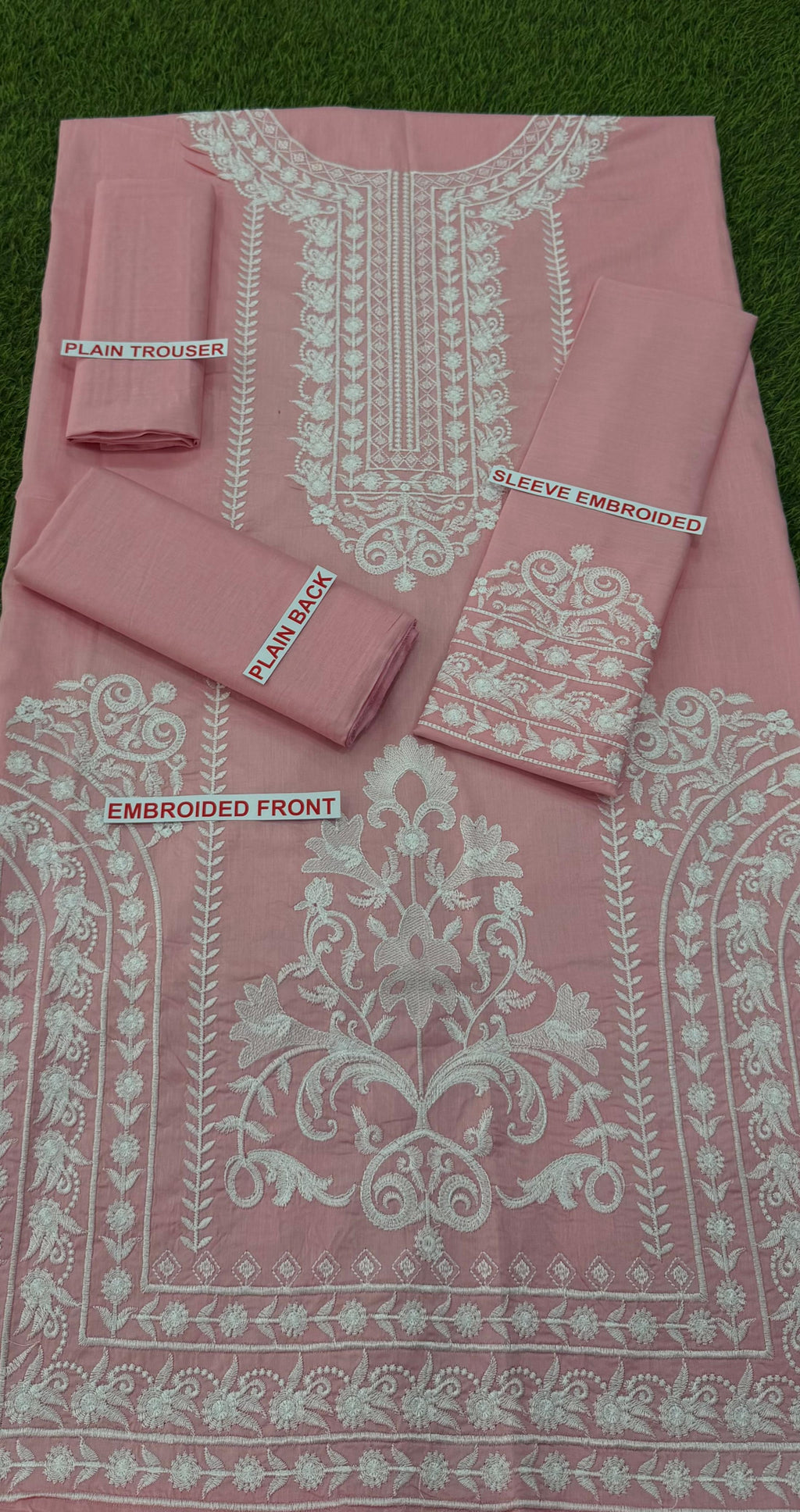 AZURE EMBROIDERED 2PC LAWN