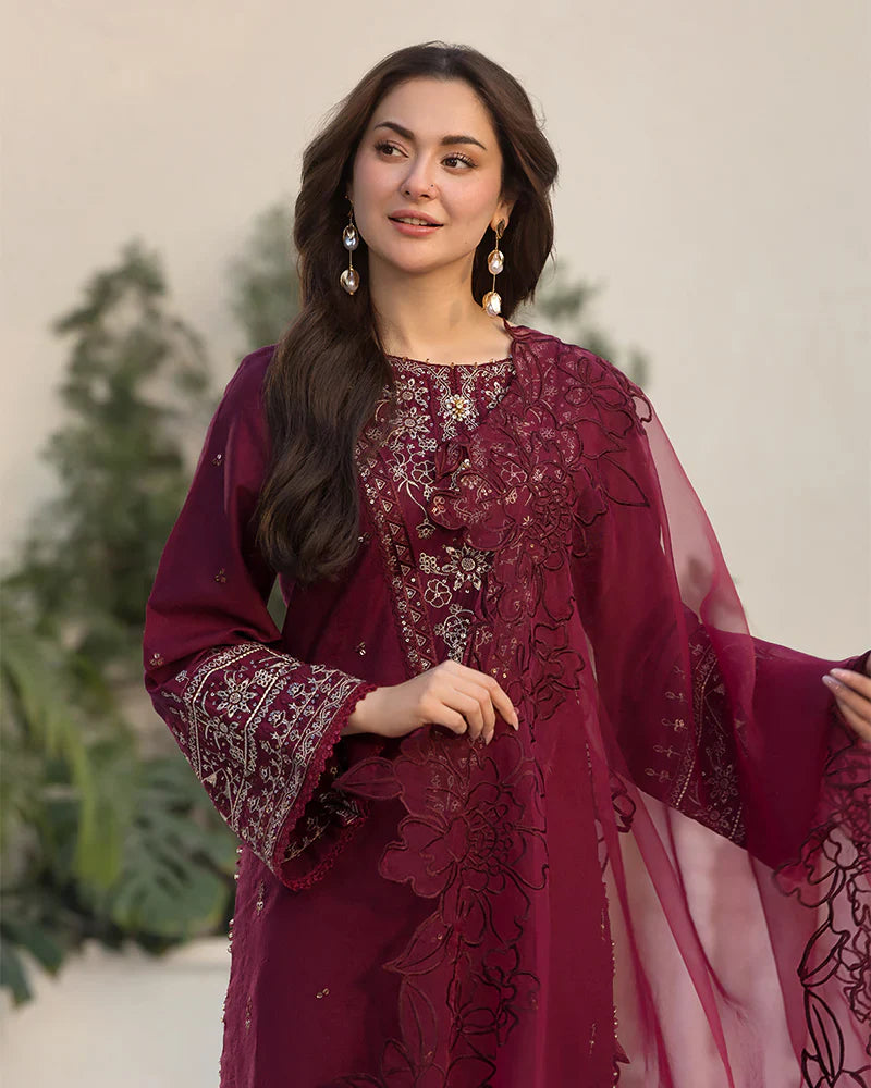 ALLYS EMBROIDERED 3PC LAWN