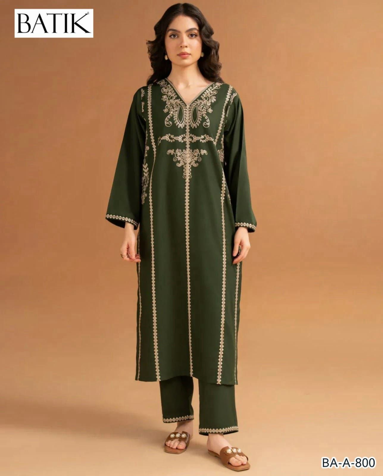 BATIK EMBROIDERED 2PC LAWN