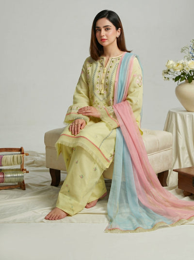 Maria.B Embroided 3pc