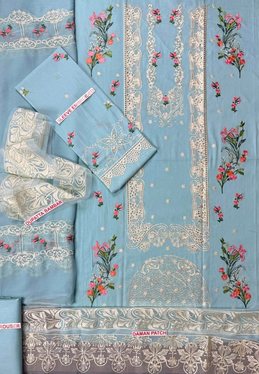 Safa noor Heavy embroided 3pc