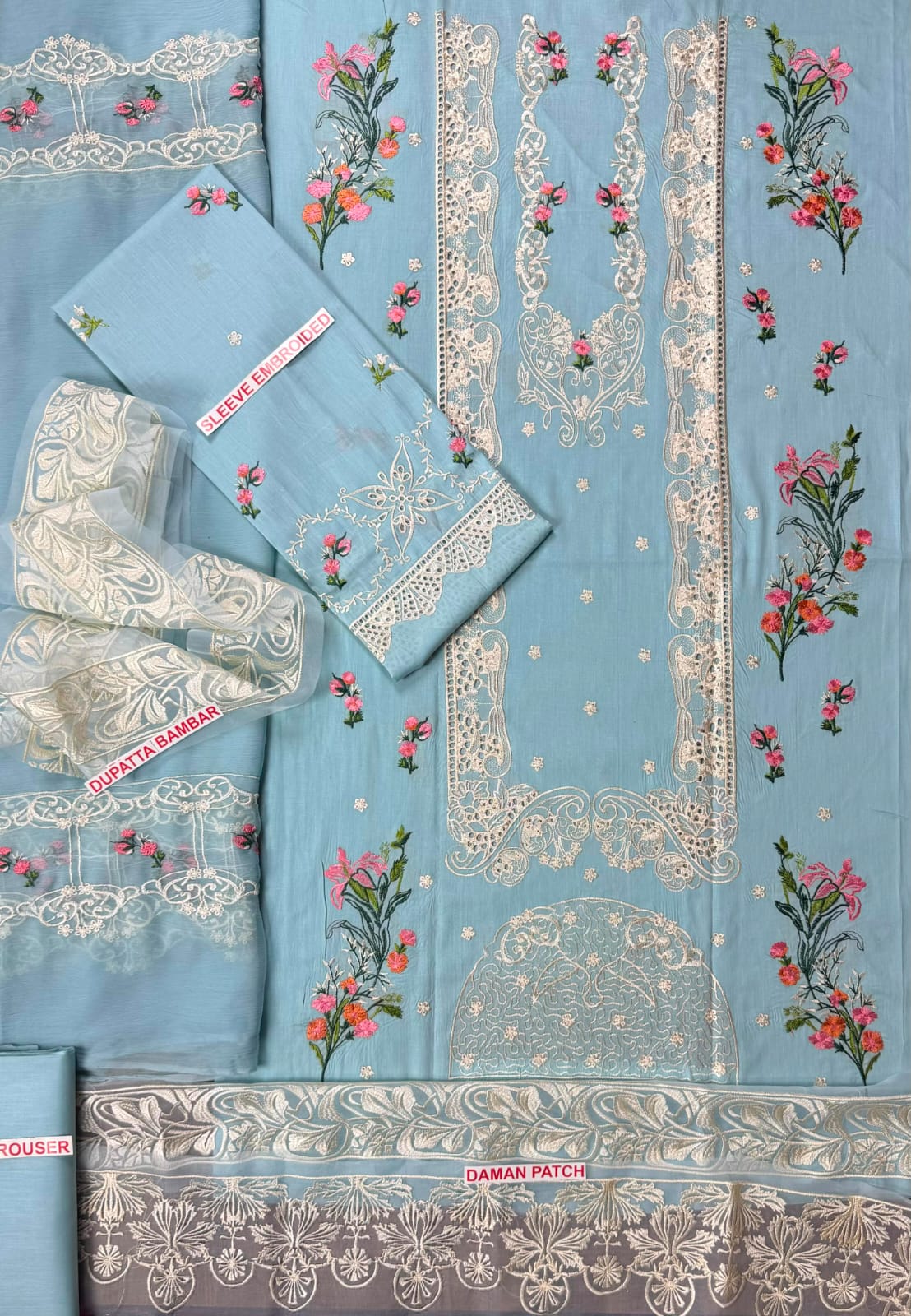 Safa noor Heavy embroided 3pc