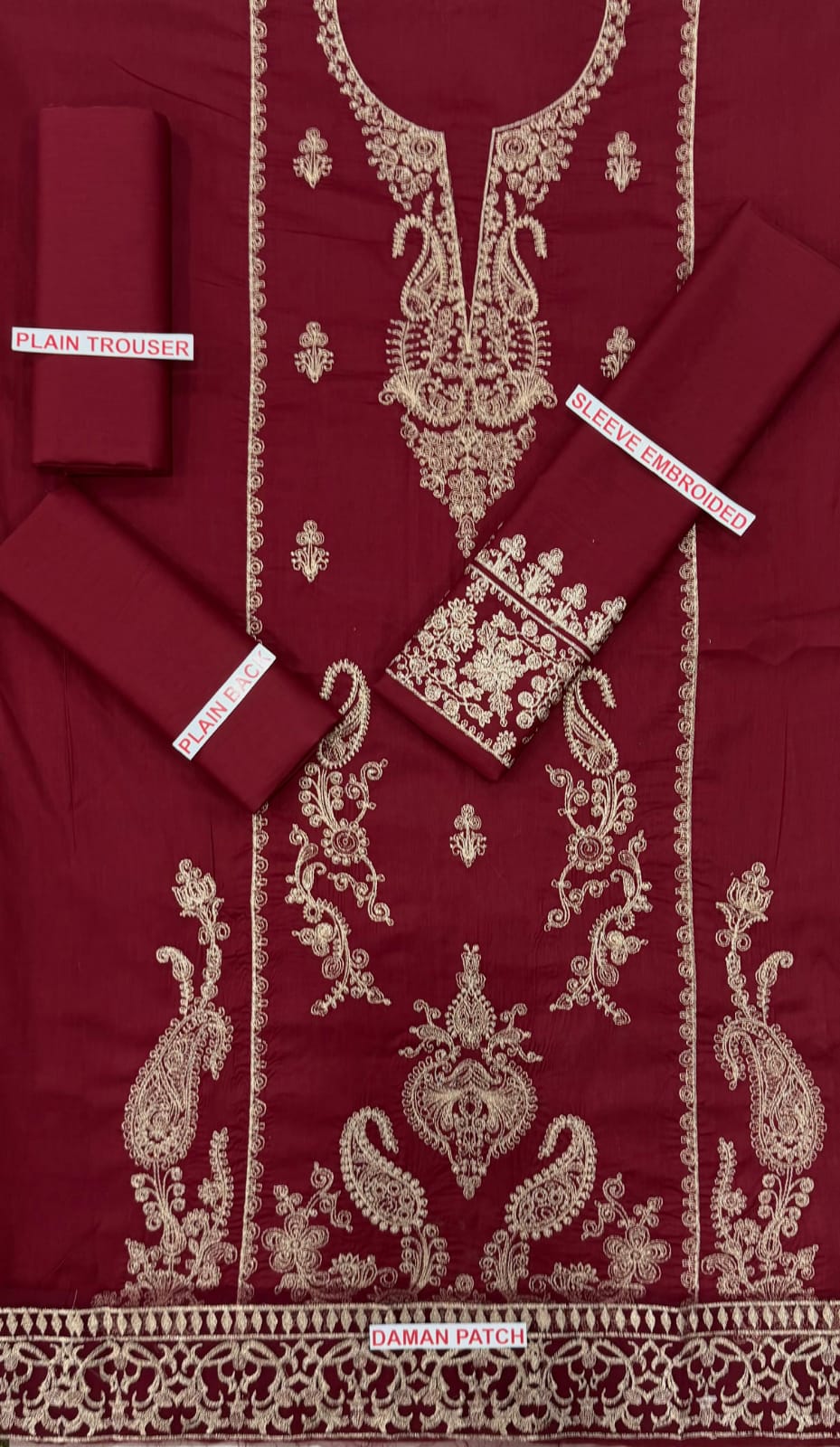 JAZMIN EMBROIDERED 2PC
