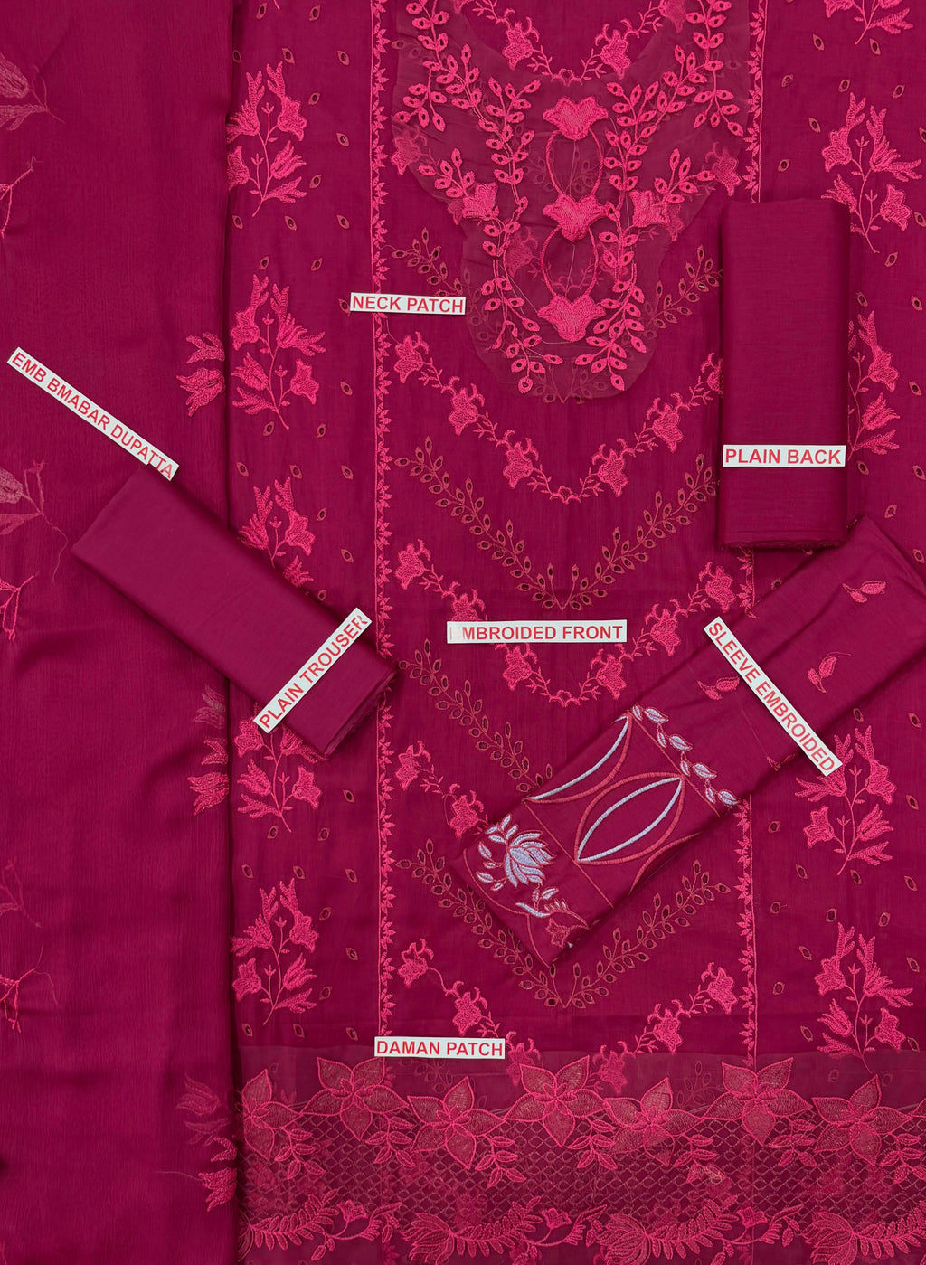 RANG RASIYA EMBROIDERED 3PC LAWN