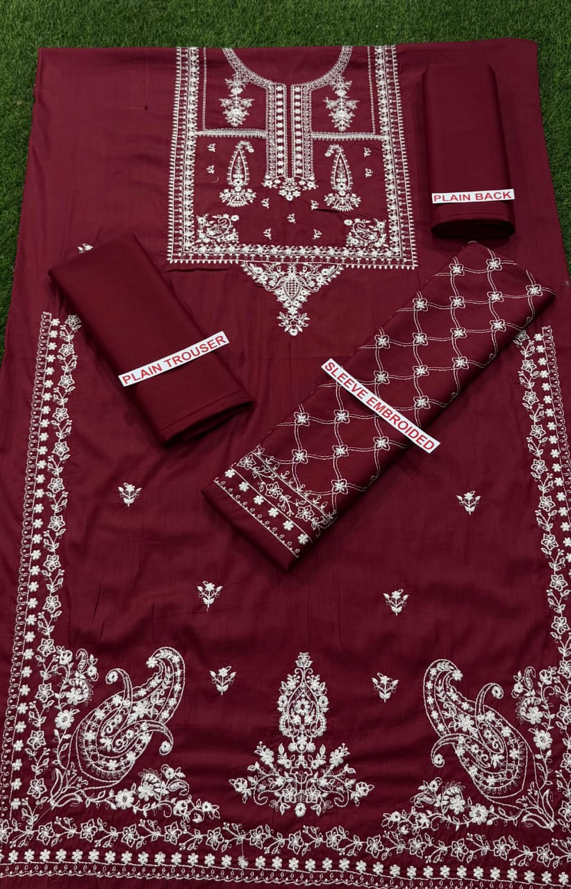TAWAKAL EMBROIDERED 2PC LAWN