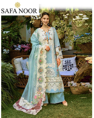 Safa noor Heavy embroided 3pc