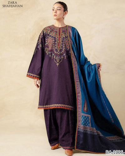 ZARA SHAHJAHAN EMBROIDERED 2PC LAEN