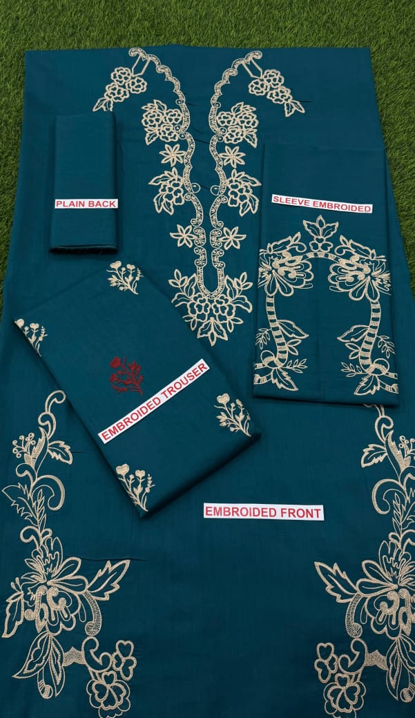 BAROQUE EMBROIDERED 2PC LAWN