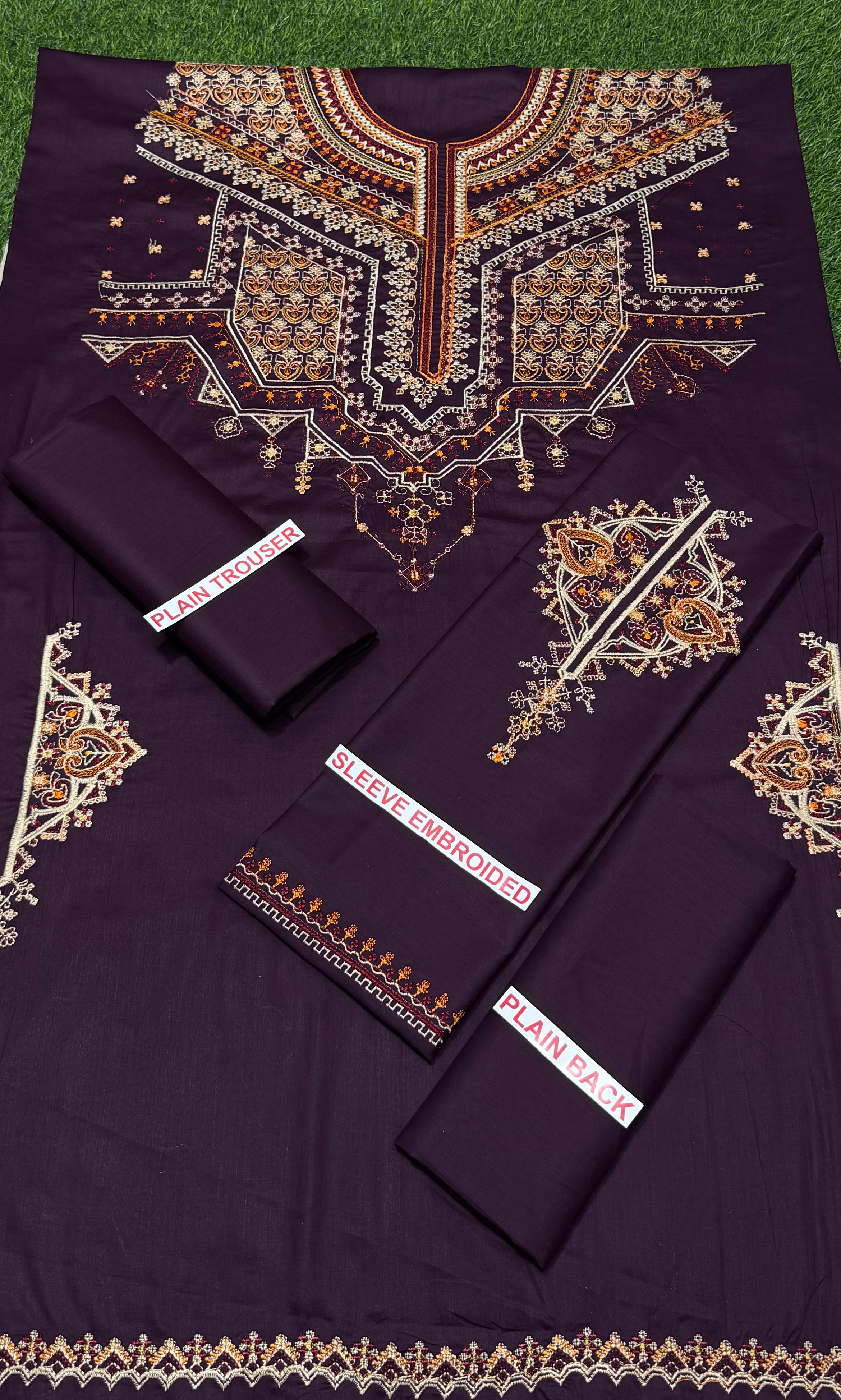 ZARA SHAHJAHAN EMBROIDERED 2PC LAEN