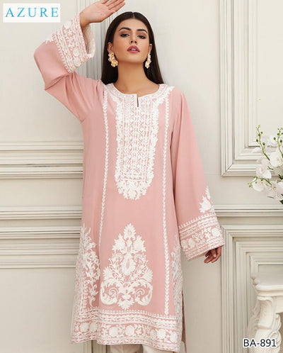 AZURE EMBROIDERED 2PC LAWN