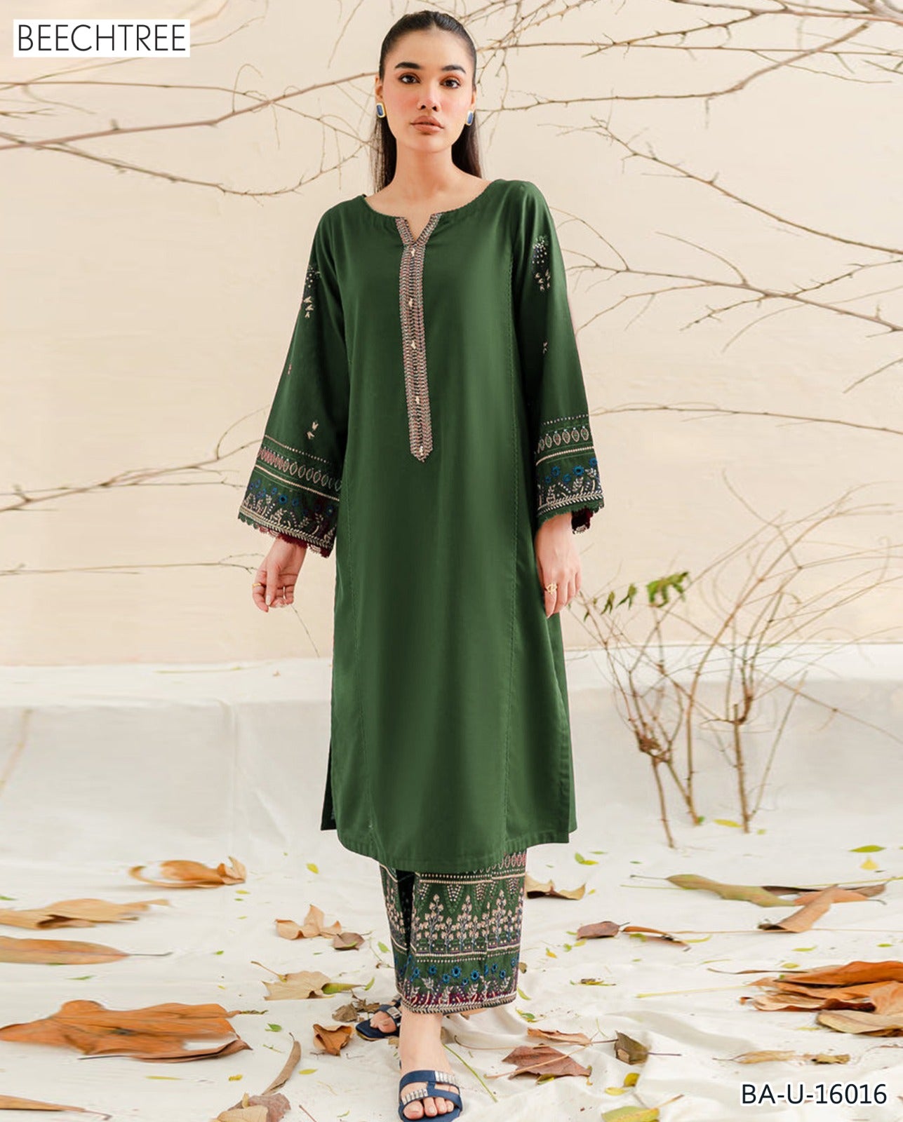 BEECHTREE EMBROIDERED 2PC LAWN