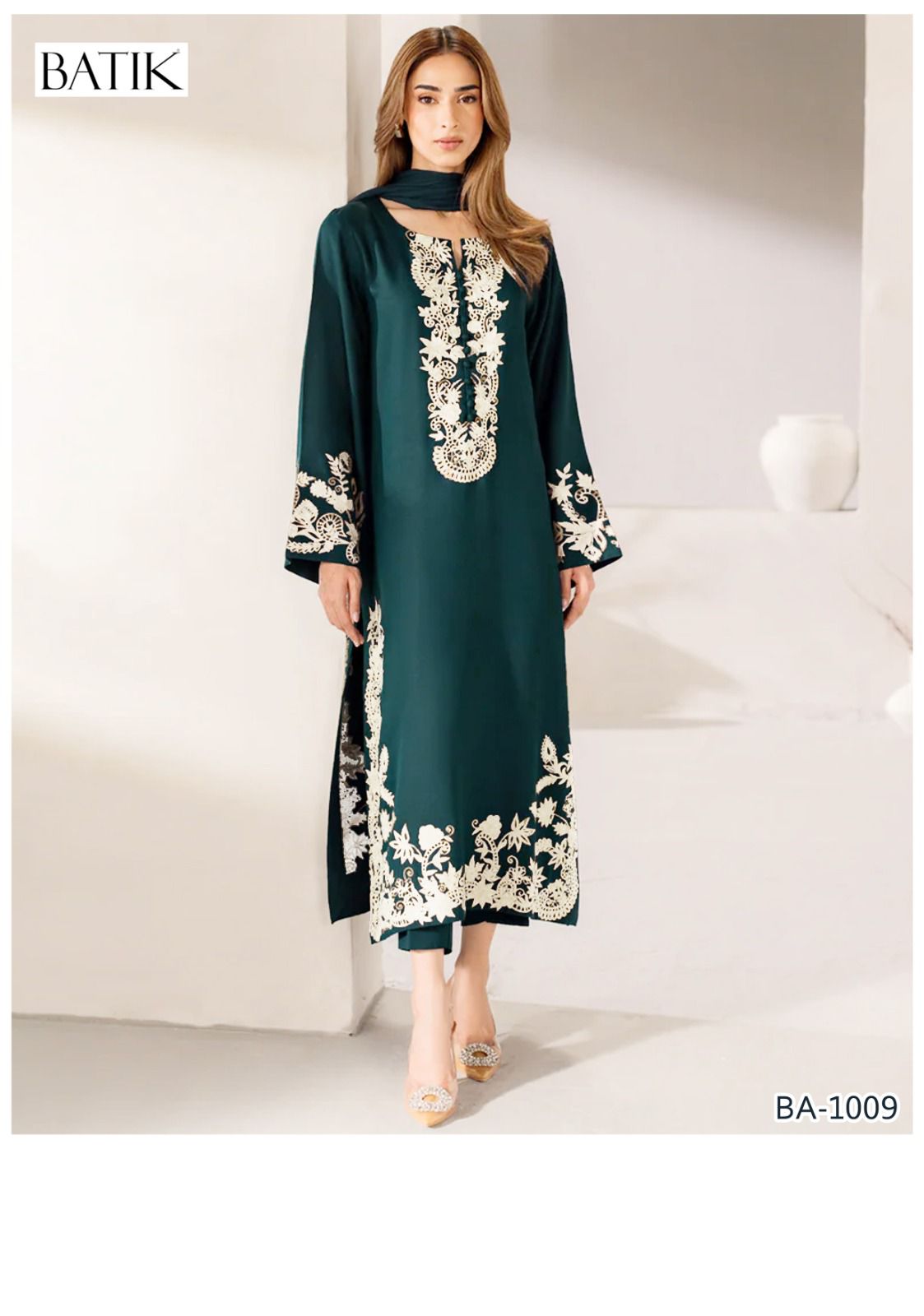 BATIK EMBROIDERED 2PC LAWN