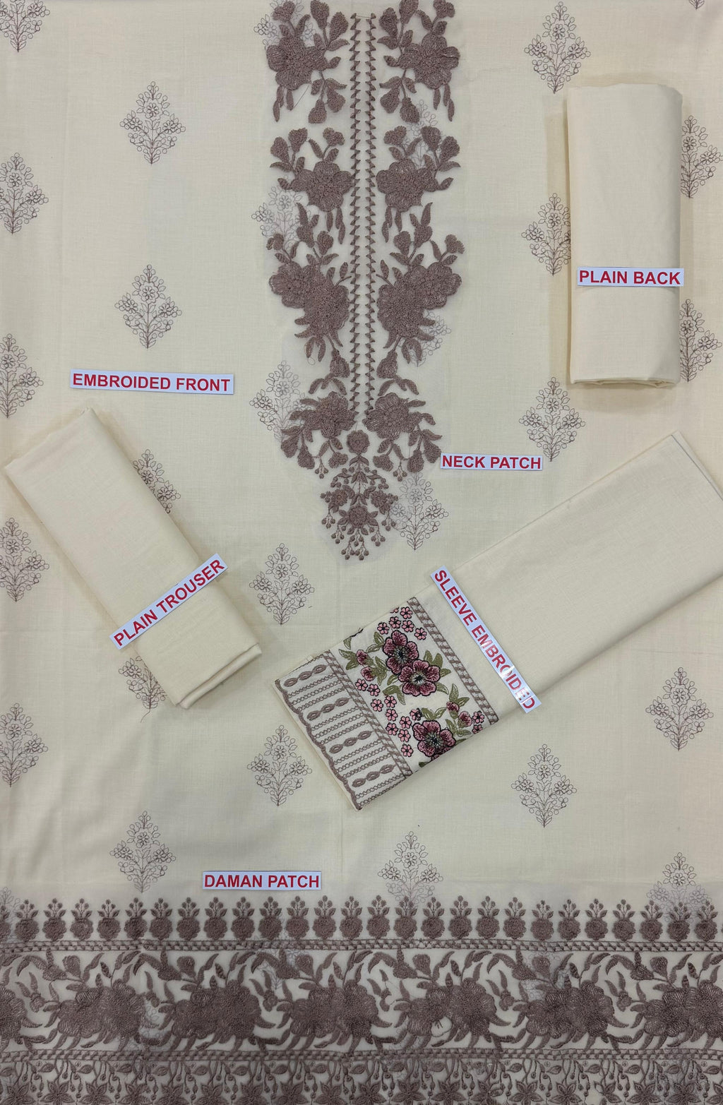 ZAINAB CHOTTANI EMBROIDERED 2PC LAWN