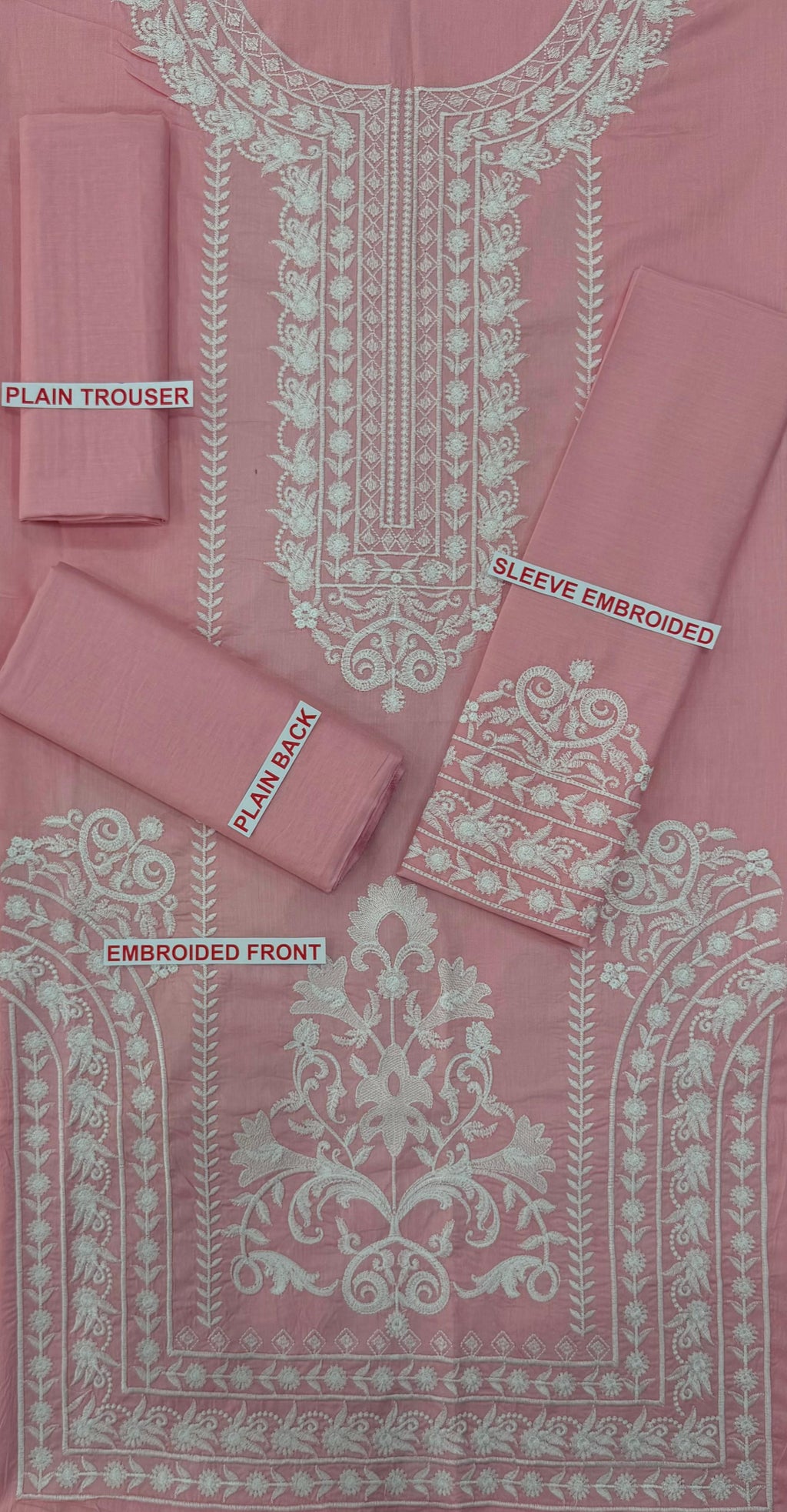 AZURE EMBROIDERED 2PC LAWN