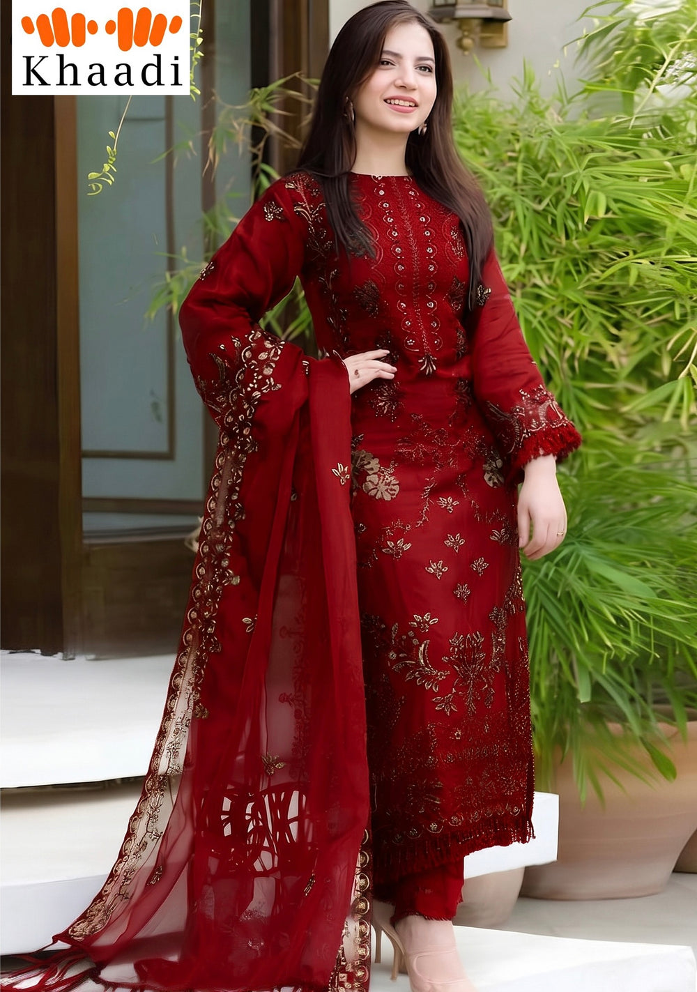 KHADDI EMBROIDED 3PC LAWN