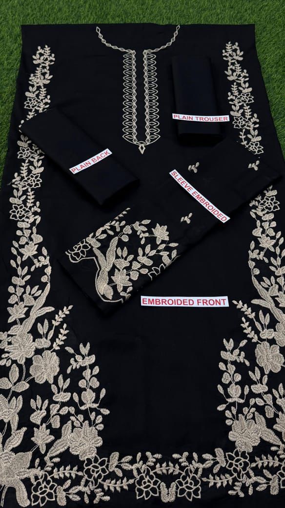 AZURE EMBROIDERED 2PC LAWN