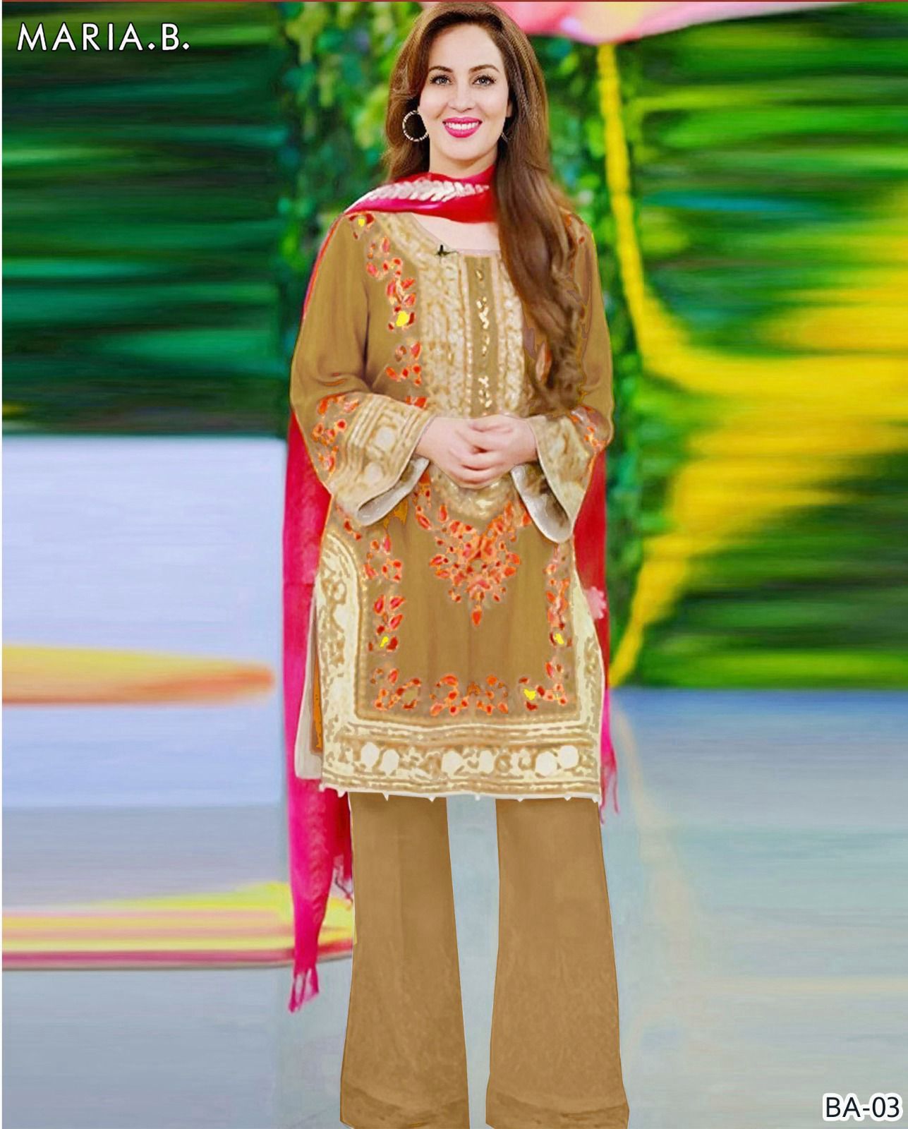 MARIA. B EMBROIDERED 2PC LAWN