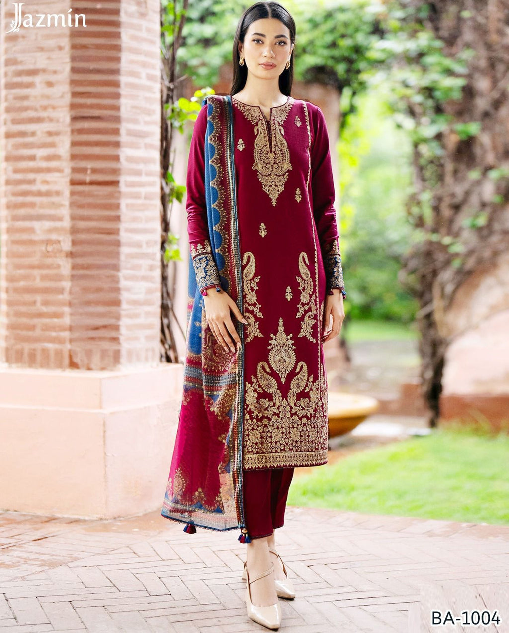 JAZMIN EMBROIDERED 2PC