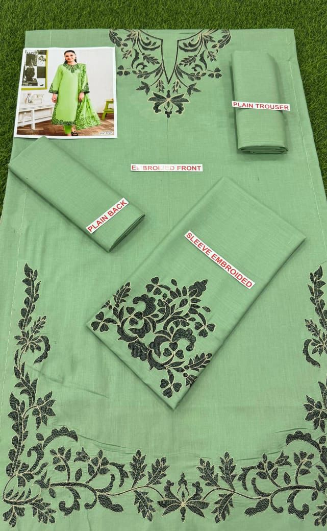 SAPPHIRE EMBROIDERED 2PC LAWN