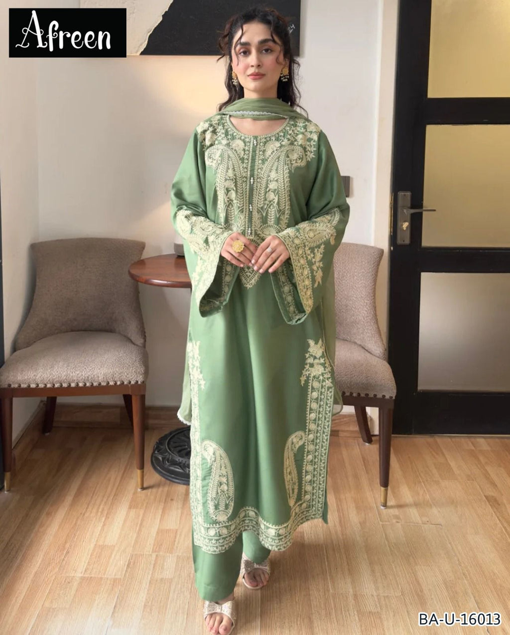 AFREEN EMBROIDERED 3PC LAWN