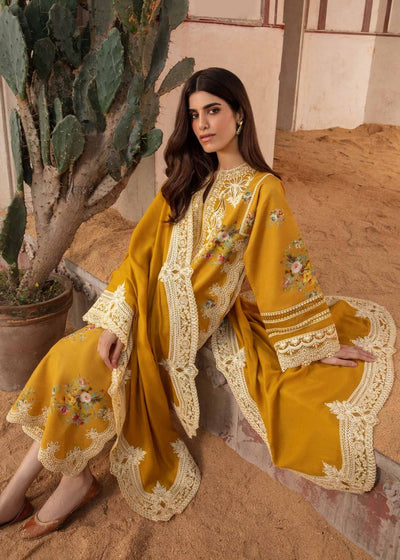 CRIMSON EMBROIDERED 3PC LAWN