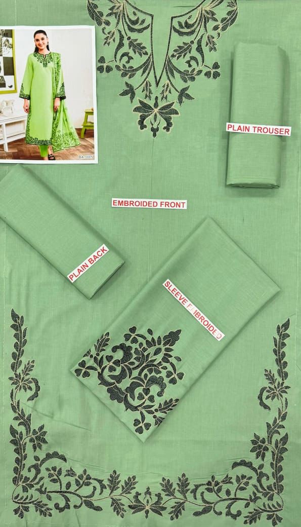 SAPPHIRE EMBROIDERED 2PC LAWN