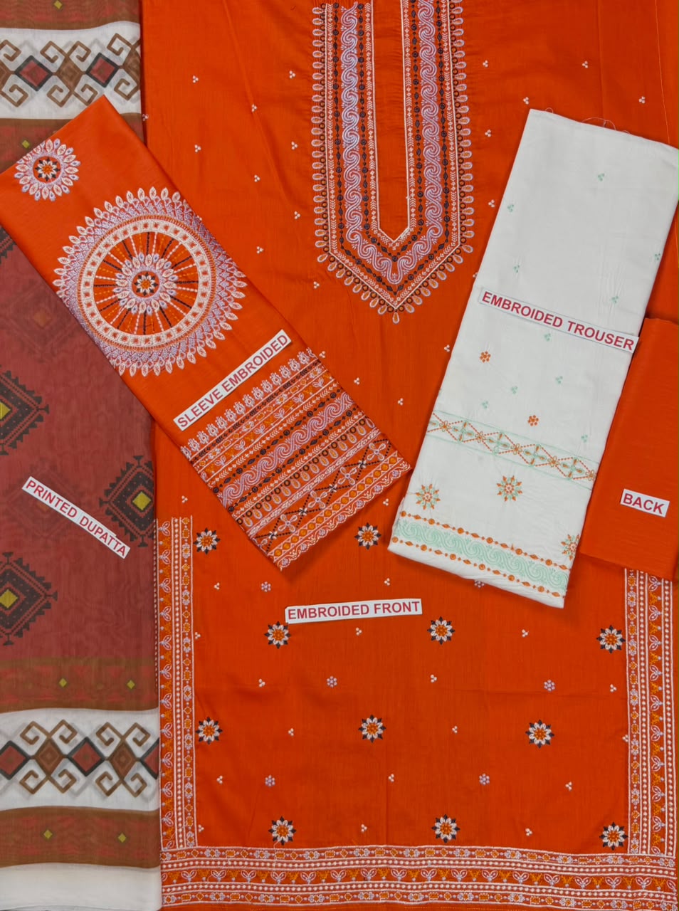 MARIA.B EMBROIDED 3PC LAWN
