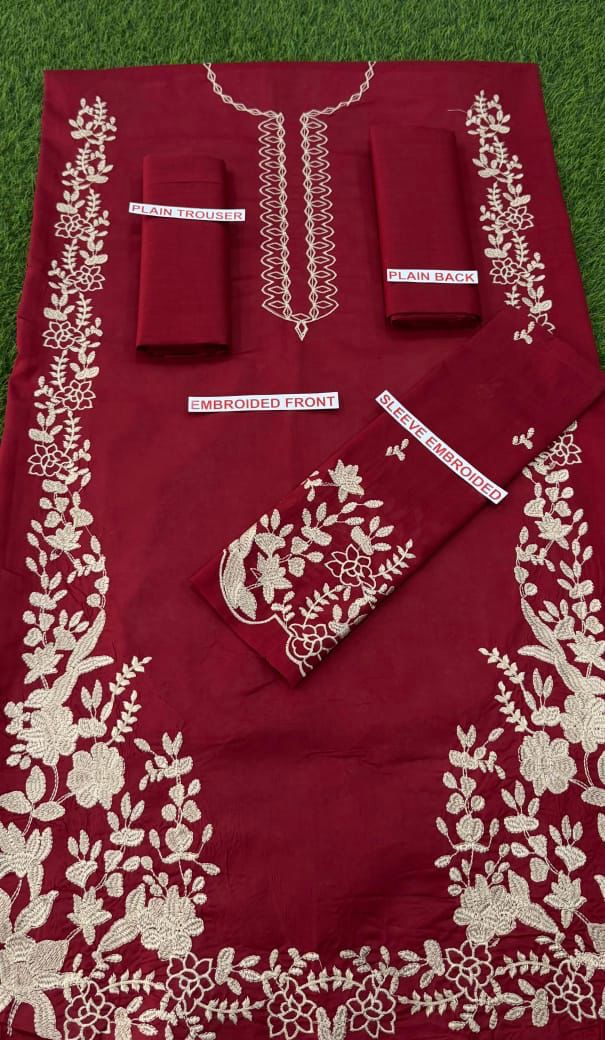 AZURE EMBROIDERED 2PC LAWN