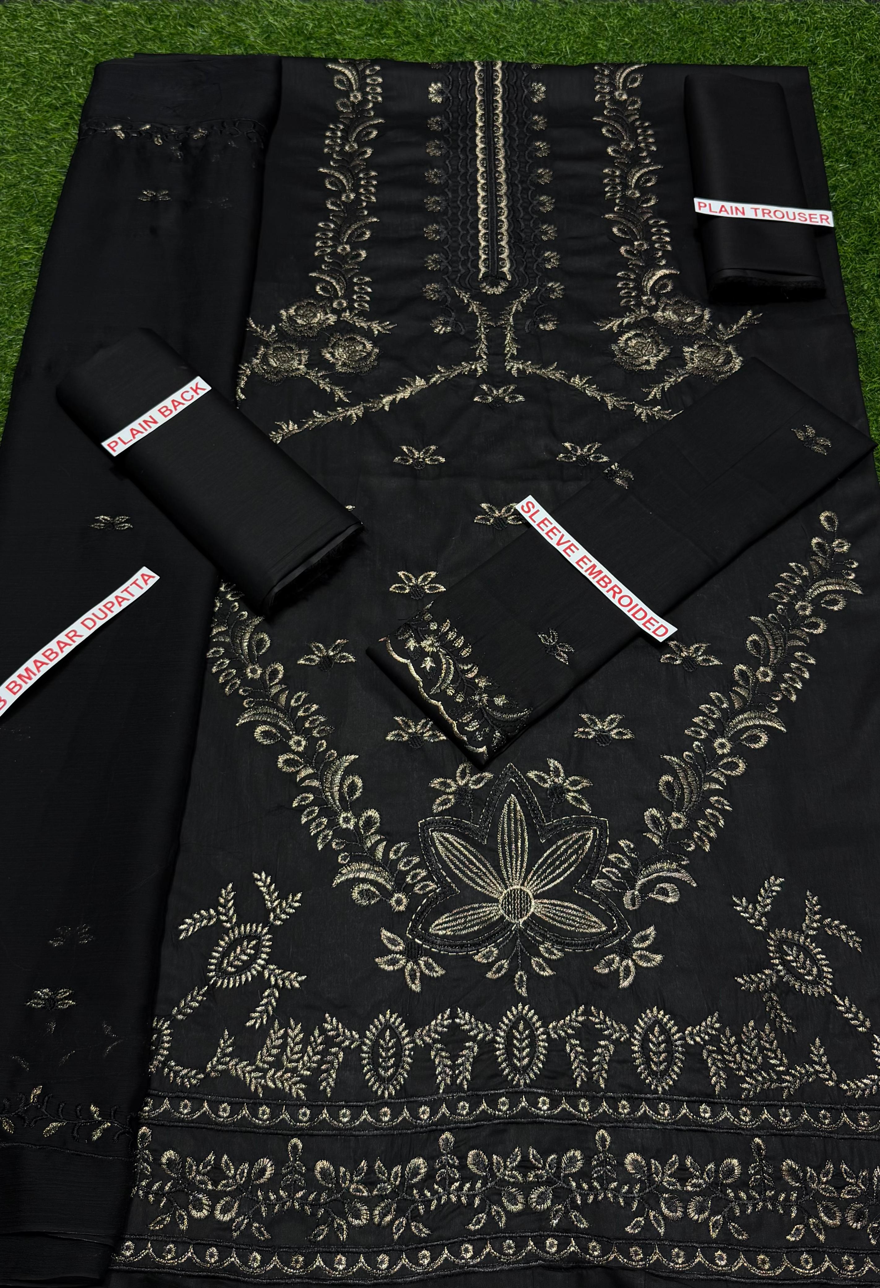 MARIA. B EMBROIDERED 3PC